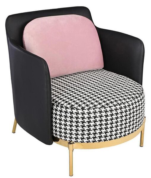 Fotel „Tulsa Pink”, 80 x 70 x 81 cm