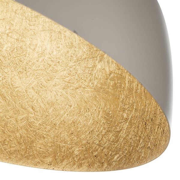 Lampa sufitowa Sfera SIGMA, możliwość ściemniania, aluminiowy / szary / cynkowy, salon / jadalnia, metal