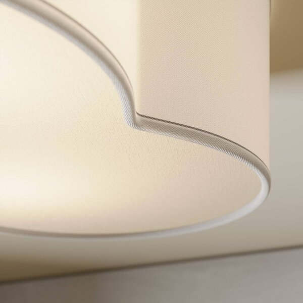 Lampa sufitowa Cloud TK Lighting, możliwość ściemniania, biały / opal, salon / jadalnia, tkanina / materiał / jedwab, młodzieżowy