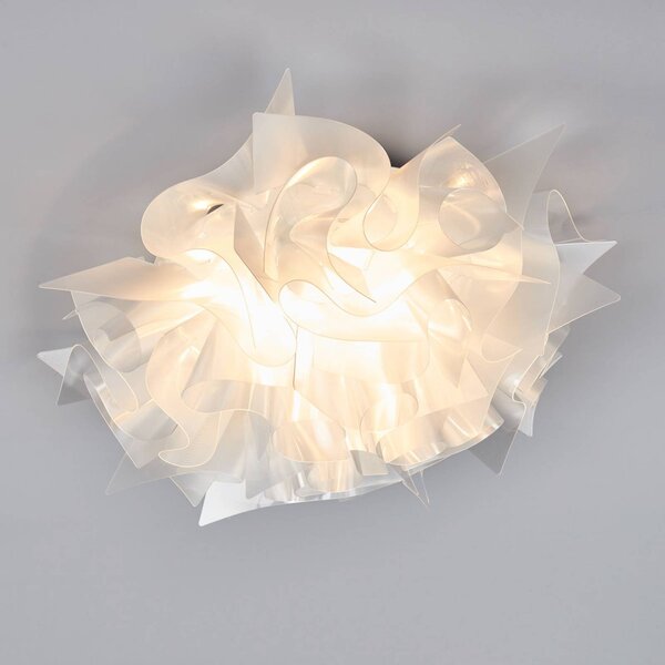 Slamp Lampa sufitowa designerska VELI, możliwość ściemniania, przezroczysty / transparentny, salon / jadalnia, tworzywo sztuczne, design