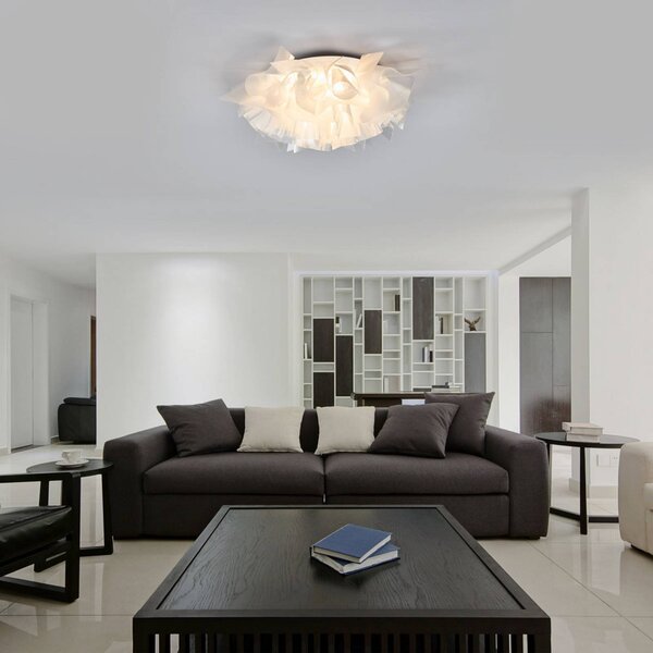 Slamp Lampa sufitowa designerska VELI, możliwość ściemniania, przezroczysty / transparentny, salon / jadalnia, tworzywo sztuczne, design