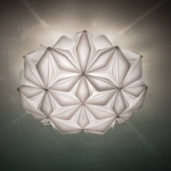Slamp Lampa sufitowa designerska La Vie M, możliwość ściemniania, biały / opal, salon / jadalnia, tworzywo sztuczne, design