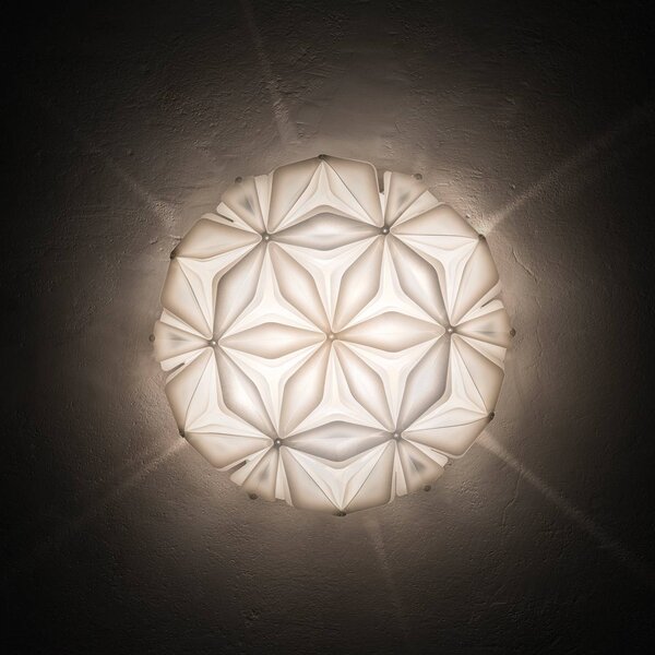 Slamp Lampa sufitowa designerska La Vie M, możliwość ściemniania, biały / opal, salon / jadalnia, tworzywo sztuczne, design