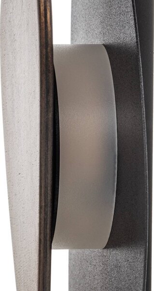 Kinkiet LED Pedra SIGMA, czarny, salon / jadalnia, metal, nowoczesny