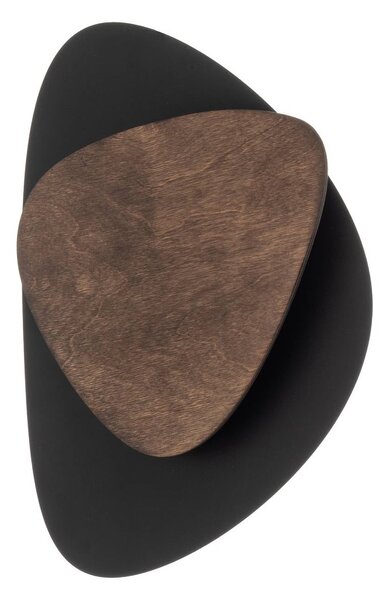 Kinkiet LED Pedra SIGMA, czarny, salon / jadalnia, metal, nowoczesny