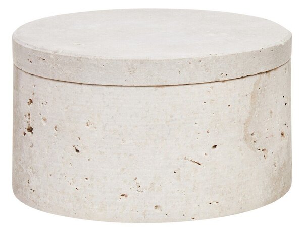 Kamienny pojemnik dekoracyjny w naturalnym kolorze ø 14x8 cm Tibor – Premier Housewares