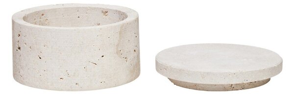 Kamienny pojemnik dekoracyjny w naturalnym kolorze ø 14x8 cm Tibor – Premier Housewares