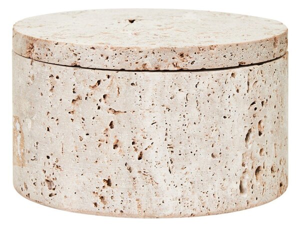 Kamienny pojemnik dekoracyjny w naturalnym kolorze ø 14x8 cm Tibor – Premier Housewares