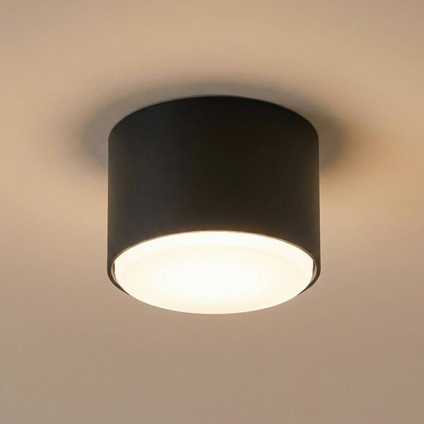 Lampa sufitowa Tubo S SIGMA, możliwość ściemniania, czarny, salon / jadalnia, metal