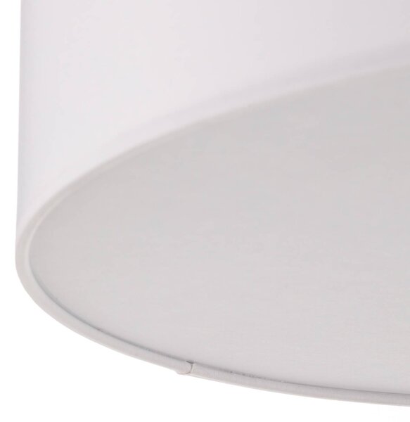 Lampa sufitowa Rondo TK Lighting, możliwość ściemniania, biały / opal, sypialnia, tkanina / materiał / jedwab, nowoczesny