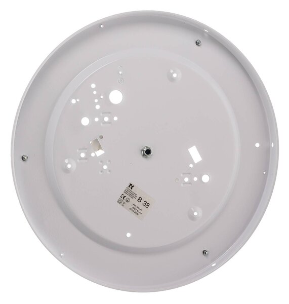 Lampa sufitowa Rondo TK Lighting, możliwość ściemniania, aluminiowy / szary / cynkowy, sypialnia, tkanina / materiał / jedwab, nowoczesny