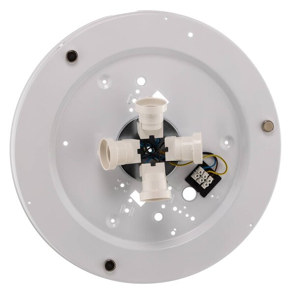 Lampa sufitowa Rondo TK Lighting, możliwość ściemniania, biały / opal, sypialnia, tkanina / materiał / jedwab, nowoczesny