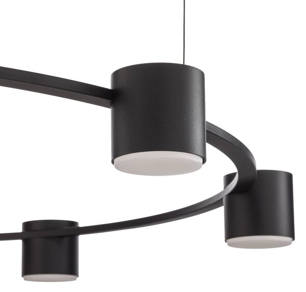Lampa wisząca Kodo SIGMA, możliwość ściemniania, czarny, salon / jadalnia, metal, nowoczesny