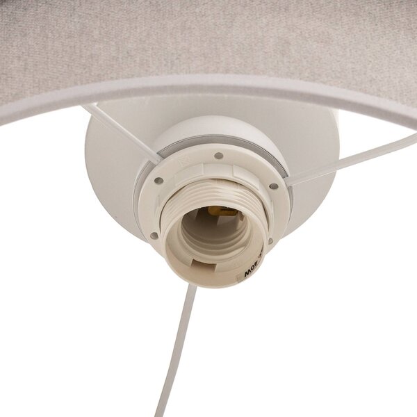 Lampa sufitowa Pastell Trio Duolla, możliwość ściemniania, fioletowy / różowy / bladoróżowy, salon / jadalnia, tkanina / materiał / jedwab, nowoczesny