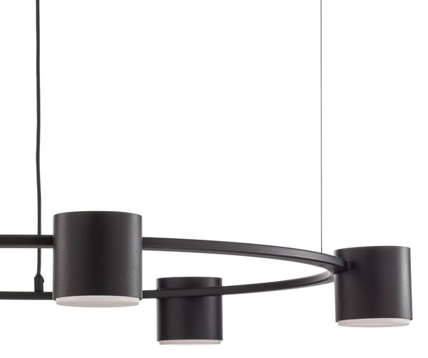 Lampa wisząca Kodo SIGMA, możliwość ściemniania, czarny, salon / jadalnia, metal, nowoczesny