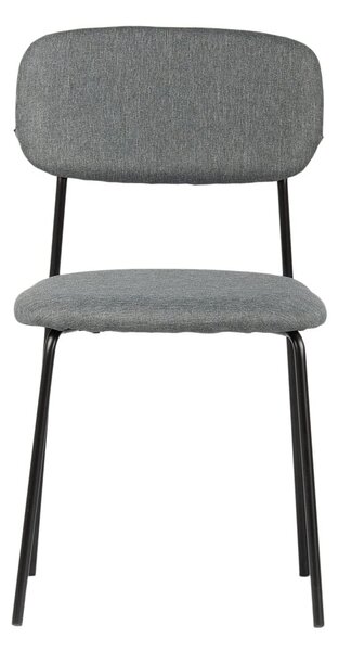 Krzesło nowoczesne Uno ciemno-szare powystawowe