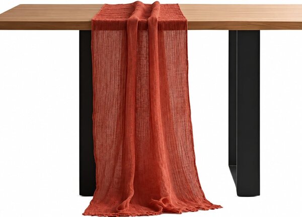 Bieżnik na stół 90×340 cm - rudy