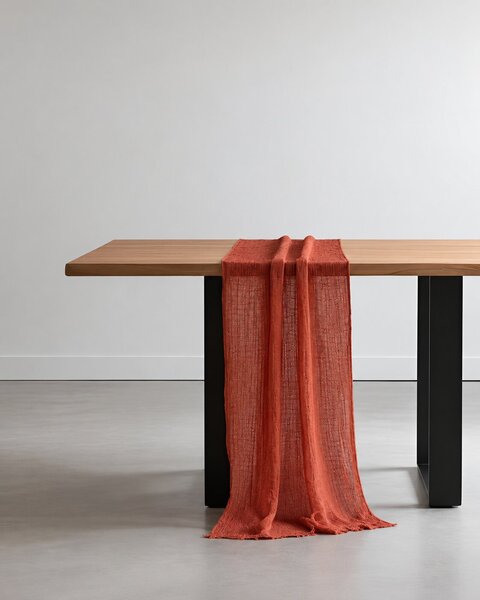 Bieżnik na stół 90×340 cm - rudy