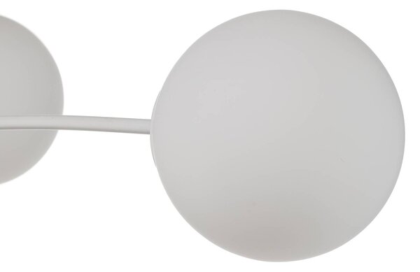 Lampa sufitowa Pregos 4 EMIBIG LIGHTING, możliwość ściemniania, biały / opal, przedpokój, metal, nowoczesny