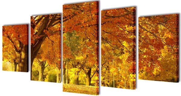 Zestaw obrazów canvas 200 x 100 cm klony