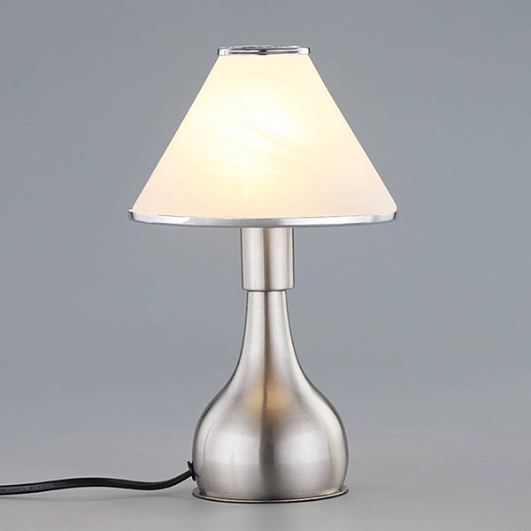 Lampa stołowa Ellen Lindby, biały / opal, sypialnia, metal, nowoczesny
