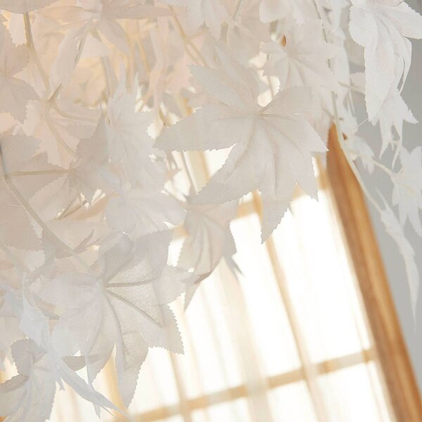 Lampa sufitowa Maple Lindby, możliwość ściemniania, biały / opal, salon / jadalnia, tworzywo sztuczne, nowoczesny