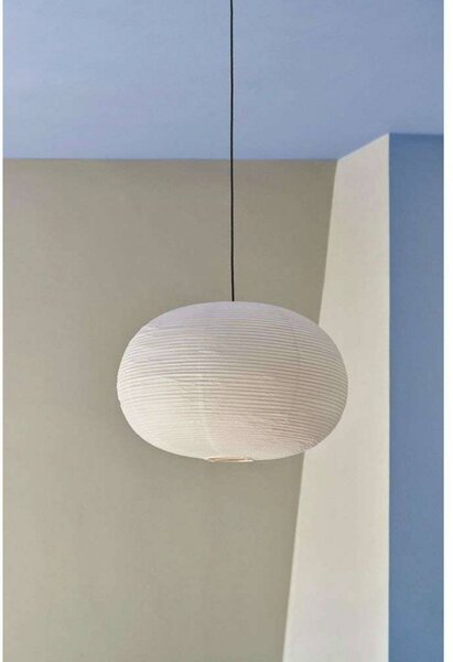 HAY Klosz lampy Paper Shade Ellipse, 70 cm – bez zestawu przewodów Ellipse, biały / opal, salon / jadalnia, papier / lunolit / lunopal, skandynawski