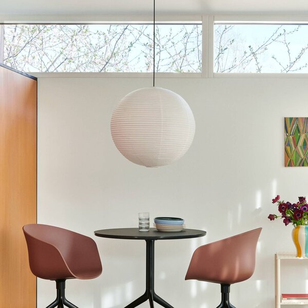 HAY Klosz lampy Paper Shade, Ø 50 cm, biały – bez zestawu przewodów Shade, biały / opal, salon / jadalnia, papier / lunolit / lunopal, skandynawski