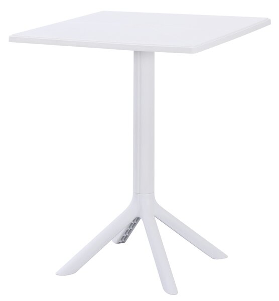Stolik ogrodowy Solo PP stół zewnętrzny 60x60cm - biały