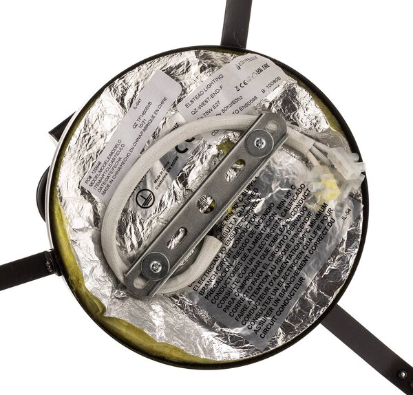 Elstead Lampa sufitowa tiffany West End, możliwość ściemniania, multikolor, salon / jadalnia, metal, tiffany