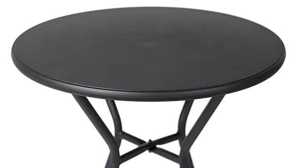 Stolik ogrodowy Fi60cm PP - okrągły kolor czarny