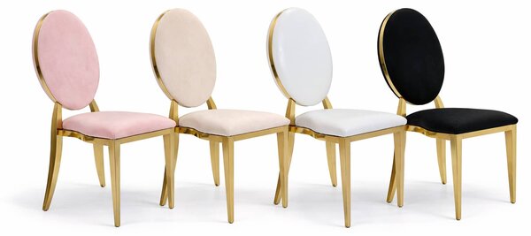 Krzesło weselne amerykańskie Glamour O-back 8in1