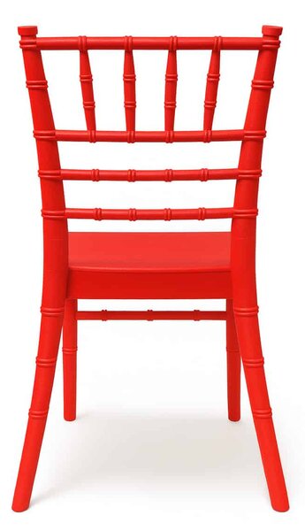 Krzesełko dziecięce Chiavari - kolor czerwony