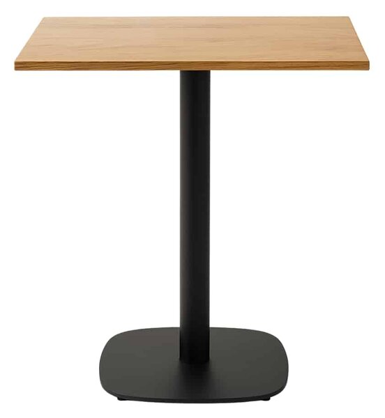 Stolik kawiarniany 68x68x1,8 dąb lancelot podstawa 0966-ARP