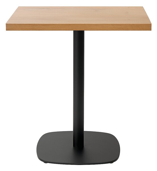 Stolik kawiarniany 68x68x3,6 dąb lancelot podstawa 0966-ARP