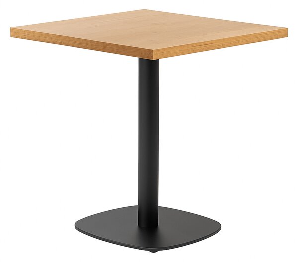 Stolik kawiarniany 68x68x3,6 dąb lancelot podstawa 0966-ARP