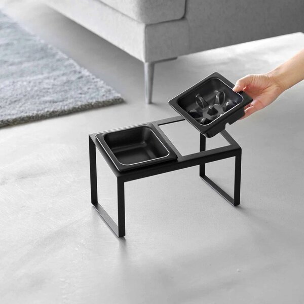 Zestaw misek ze stojakiem dla czworonoga ceramiczny Nooks – YAMAZAKI