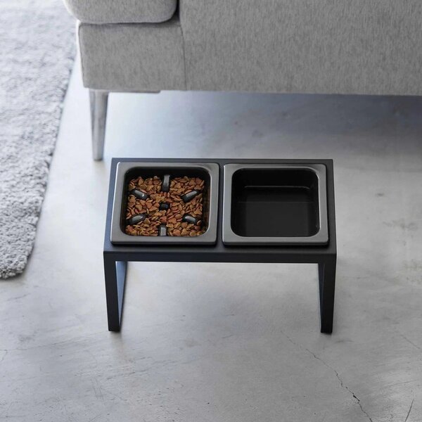 Zestaw misek ze stojakiem dla czworonoga ceramiczny Nooks – YAMAZAKI