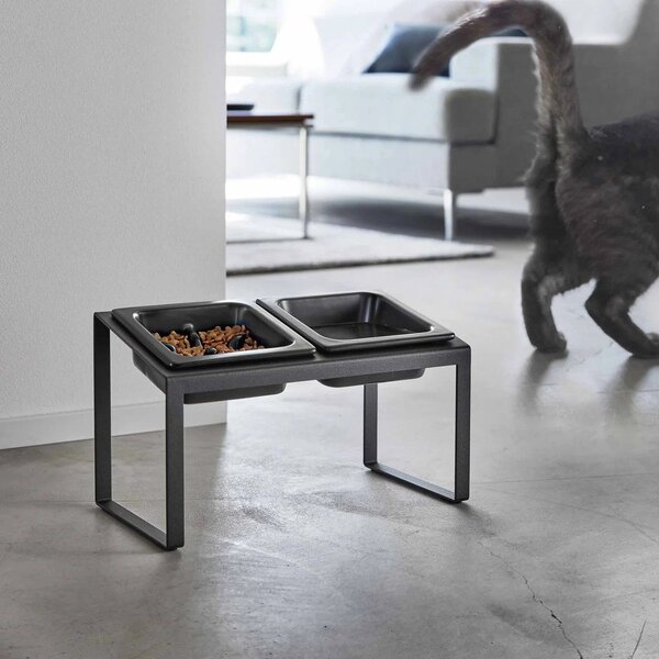 Zestaw misek ze stojakiem dla czworonoga ceramiczny Nooks – YAMAZAKI