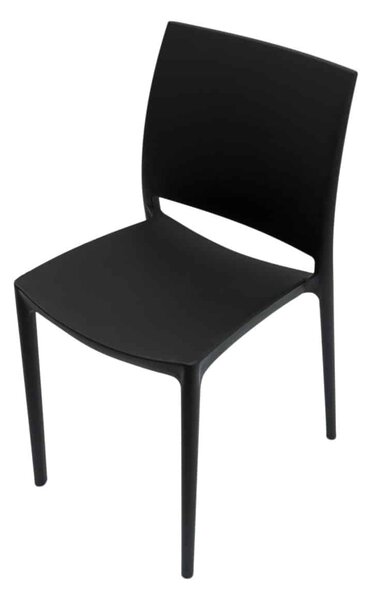 Krzesło konferencyjne biurowe REST - kolor czarny