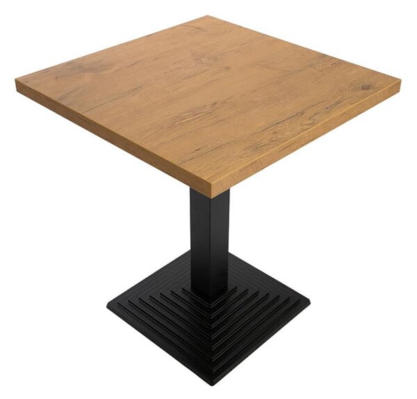 Stolik kawiarniany restauracyjny ARP250 90x90x3,6cm XL - dąb lancelot