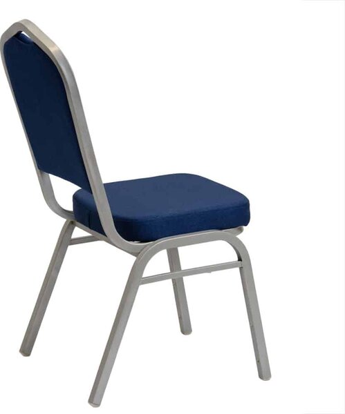 Krzesło bankietowe Luxus 25x25x1.2 niebieski gładki