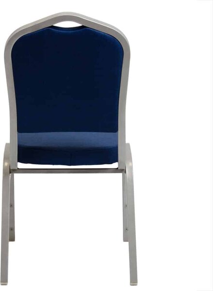 Krzesło bankietowe Luxus 25x25x1.2 niebieski gładki