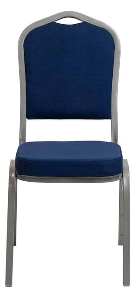 Krzesło bankietowe Luxus 25x25x1.2 niebieski gładki