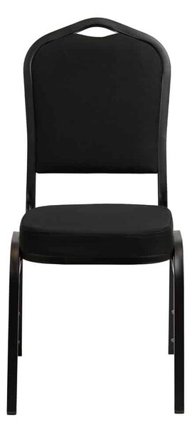 Krzesło bankietowe Luxus Dark 25x25x1.2 czarny gładki