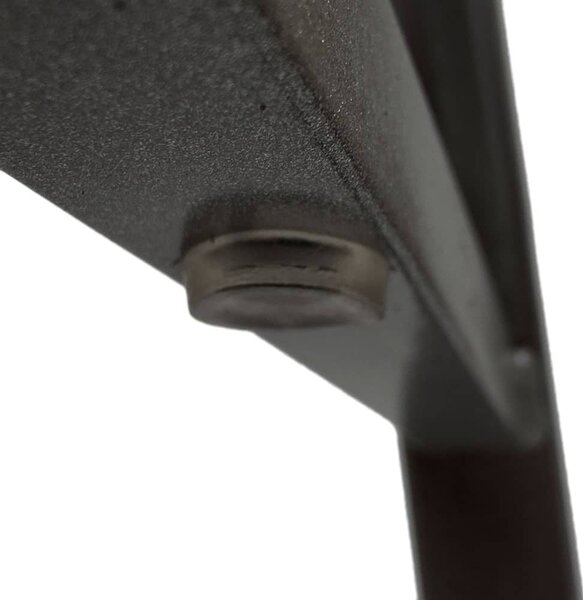 Krzesło bankietowe Luxus Dark 25x25x1.2 czarny gładki