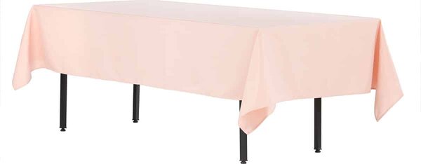 Obrus plamoodporny na stół bankietowy 280x170cm pudrowy róż