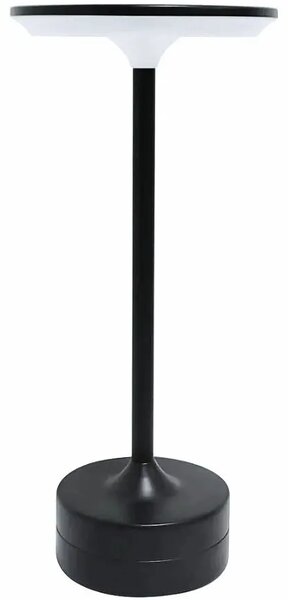Czarna lampa stołowa na USB F8-R78