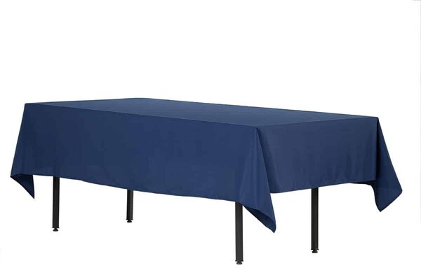 Obrus plamoodporny na stół bankietowy 280x170cm granatowy