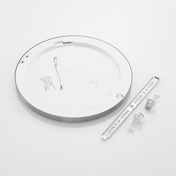 Lampa sufitowa LED Aureka PRIOS, aluminiowy / szary / cynkowy, salon / jadalnia, aluminium, nowoczesny